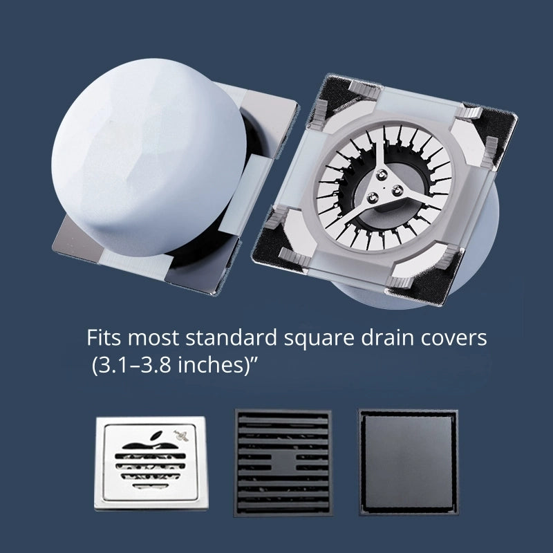 Step-On Hair Shredding Floor Drain