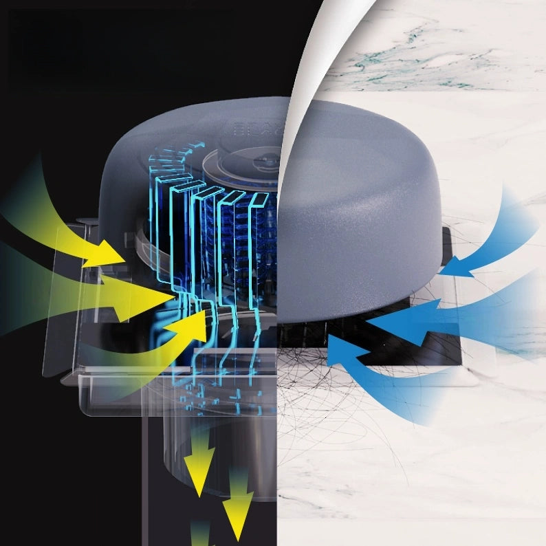 Step-On Hair Shredding Floor Drain