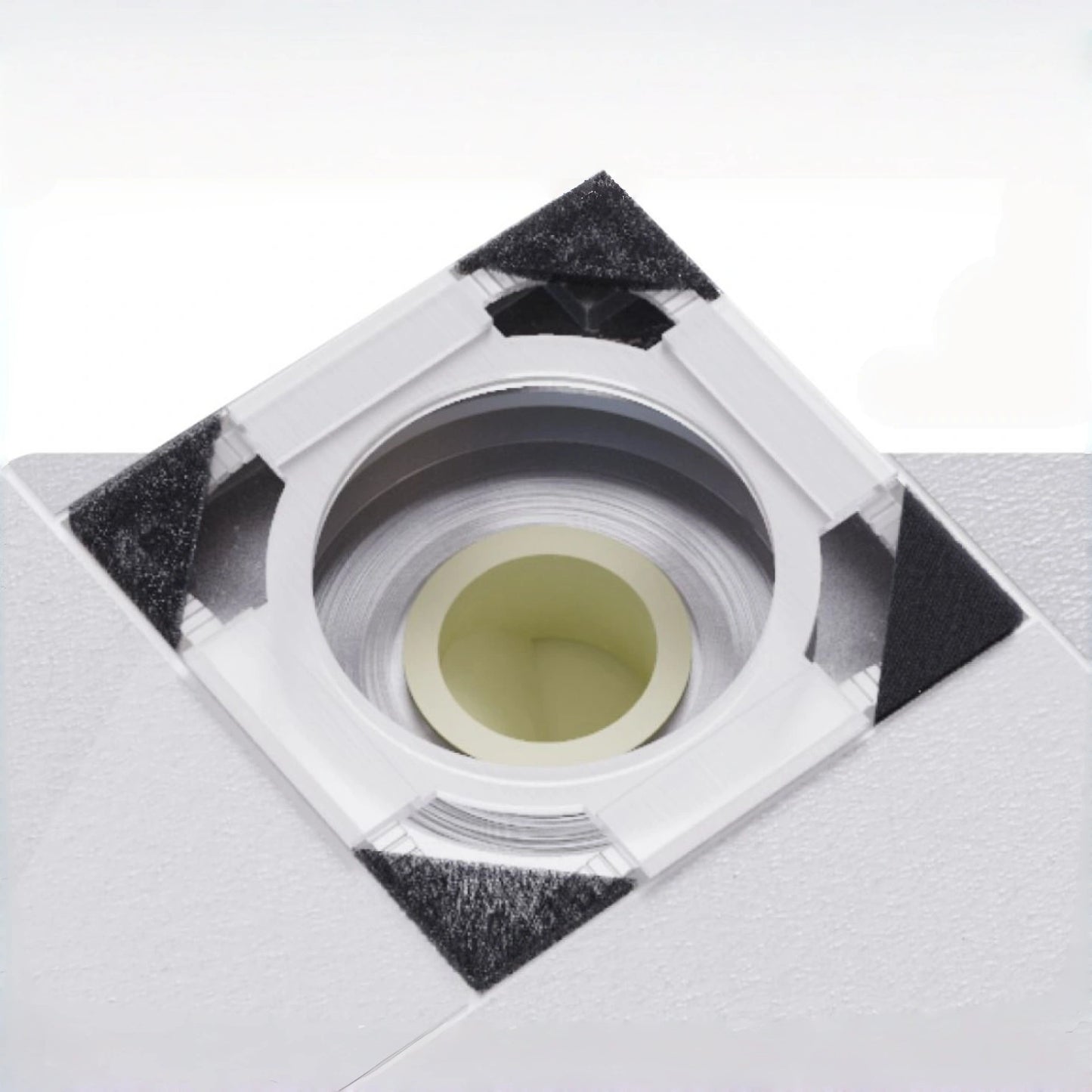 Step-On Hair Shredding Floor Drain